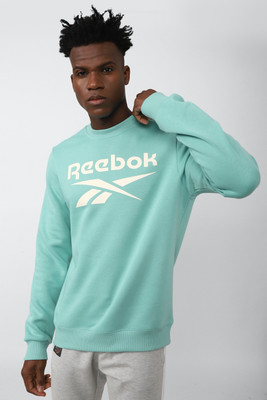 REEBOK Full Sleeve Solid Men Sweatshirt