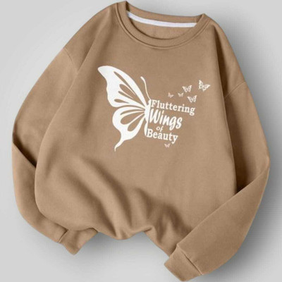 Fluffy Enterprise Full Sleeve Solid Women Sweatshirt
