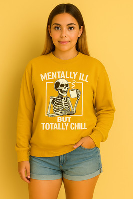 KASHIAN Full Sleeve Printed Women Sweatshirt