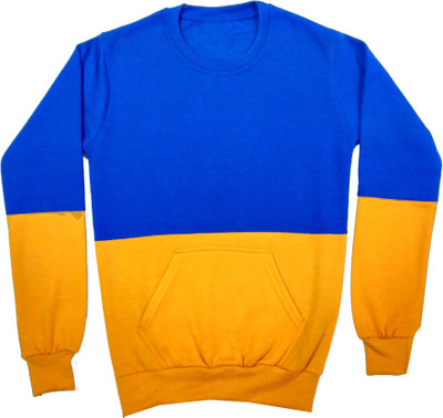 KAYU Full Sleeve Color Block Boys Sweatshirt