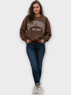 Stylezone Full Sleeve Self Design Women Sweatshirt