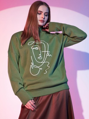 STREET9 Full Sleeve Solid Women Sweatshirt