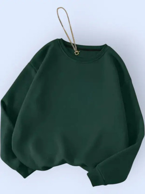 Mt Taj Fashion Full Sleeve Solid Women Sweatshirt