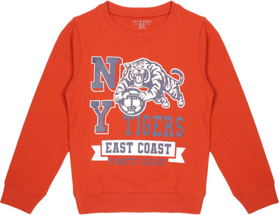 Plum Tree Full Sleeve Printed Boys Sweatshirt
