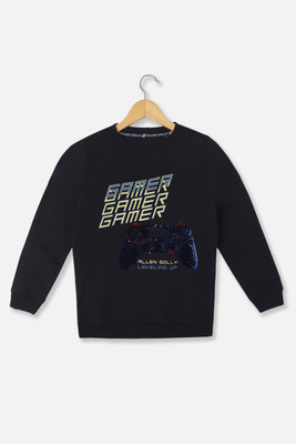 Allen Solly Full Sleeve Embellished Boys Sweatshirt
