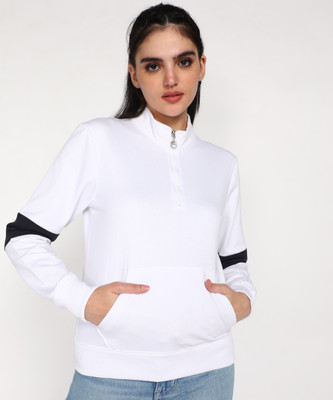 NUMERO UNO Full Sleeve Color Block Women Sweatshirt