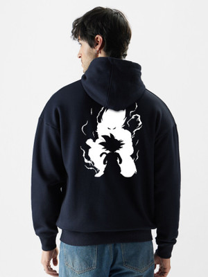 CZC Full Sleeve Graphic Print, Solid Men Sweatshirt