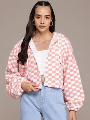 Roadster Full Sleeve Checkered Women Sweatshirt