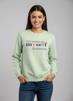 BILBURY Full Sleeve Graphic Print Women Sweatshirt