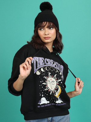 Tokyo Talkies Full Sleeve Printed Women Sweatshirt