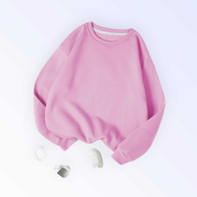 Faisalgarments Full Sleeve Solid Women Sweatshirt