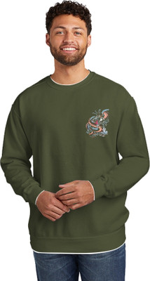 SUPERSQUAD Full Sleeve Applique, Solid, Self Design Men Sweatshirt
