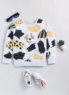 Mimino Full Sleeve Graphic Print Boys Sweatshirt