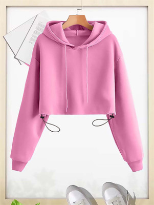 Hoo Full Sleeve Solid Women Reversible Sweatshirt