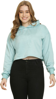 UNIVERSAL ACCESSE Full Sleeve Solid Women Sweatshirt