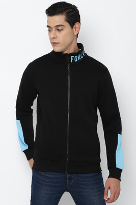 FOREVER 21 Full Sleeve Color Block Men Sweatshirt