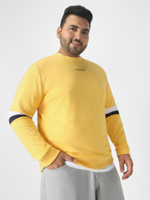 Urbano Plus Full Sleeve Solid Men Sweatshirt