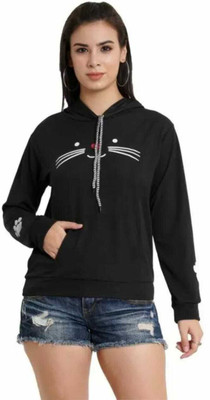 MS QUEEN Full Sleeve Animal Print Women Sweatshirt