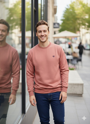 AAITHAN Full Sleeve Solid Men Sweatshirt