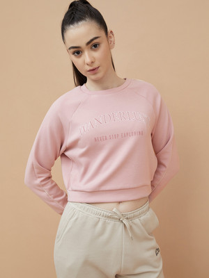 Kappa Full Sleeve Solid Women Sweatshirt