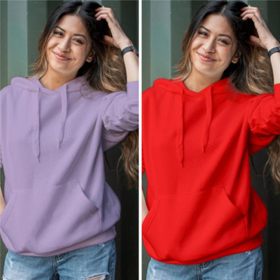 HouseOfCommon Full Sleeve Solid Women Sweatshirt