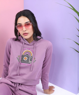 Tokyo Talkies Full Sleeve Solid Women Sweatshirt