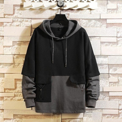 TAZO Full Sleeve Color Block Men Sweatshirt