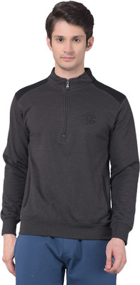 Dollar Full Sleeve Color Block Men Sweatshirt