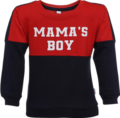 CATCUB Full Sleeve Color Block Boys Sweatshirt