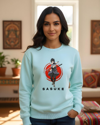 flyind Full Sleeve Printed Women Sweatshirt
