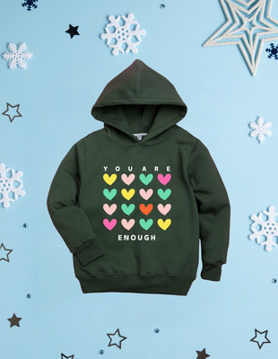 Nusyl Full Sleeve Printed Girls Sweatshirt