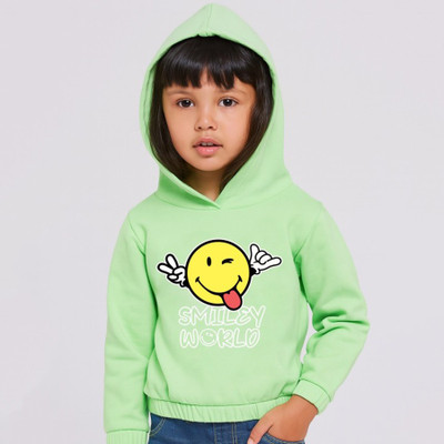 MINUTE MIRTH Full Sleeve Graphic Print Girls Sweatshirt
