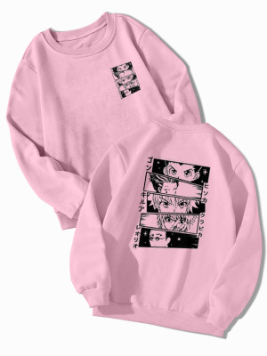 HK CREATION Full Sleeve Graphic Print Men Sweatshirt