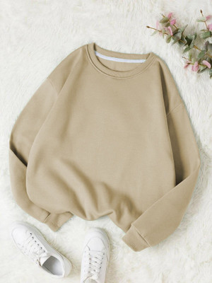 kareena fashion Full Sleeve Solid Women Sweatshirt
