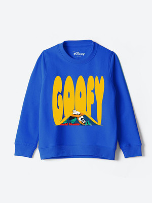 YK Disney Full Sleeve Graphic Print Boys Sweatshirt