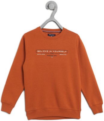 MONTE CARLO Full Sleeve Solid Boys Sweatshirt