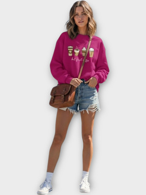 Stylezone Full Sleeve Self Design Women Sweatshirt