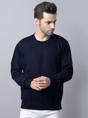 CLOFLIX Full Sleeve Solid Men Sweatshirt