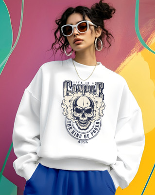 ENITOR Full Sleeve Printed Women Sweatshirt