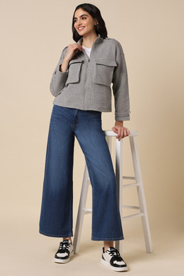 Allen Solly 3/4th Sleeve Solid Women Sweatshirt