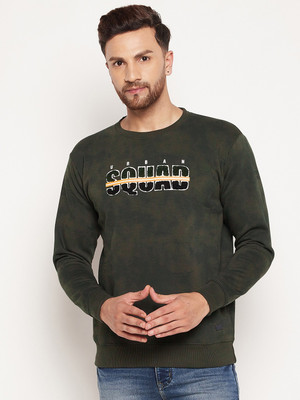 DUKE Full Sleeve Geometric Print Men Sweatshirt