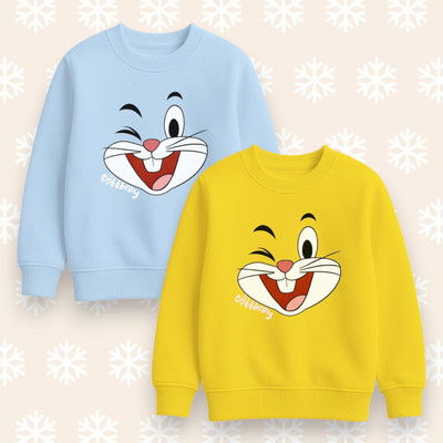 cottbray Full Sleeve Printed Boys & Girls Sweatshirt