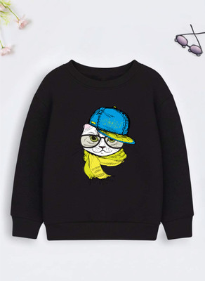 Kids Craft Full Sleeve Self Design Boys Reversible Sweatshirt