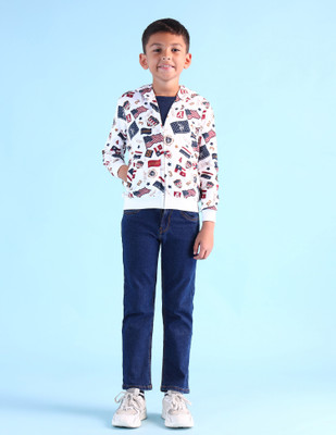 U.S. POLO ASSN. Full Sleeve Printed Boys Sweatshirt