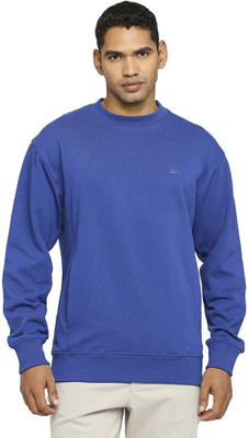 BASICS Full Sleeve Solid Men Sweatshirt