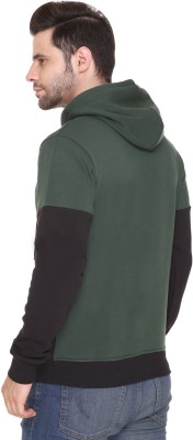 RF Raves Full Sleeve Color Block, Printed Men Sweatshirt