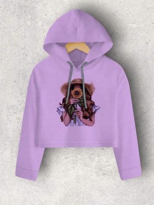 ZENWREN Full Sleeve Color Block Girls Sweatshirt