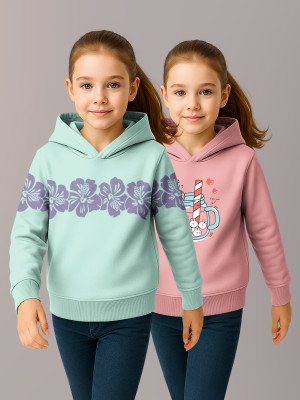 Hellcat Full Sleeve Printed Girls Sweatshirt