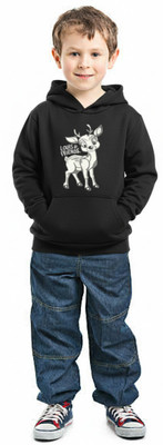 TANNURYX Full Sleeve Graphic Print, Solid Boys & Girls Sweatshirt