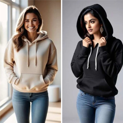 HouseOfCommon Full Sleeve Solid Women Sweatshirt